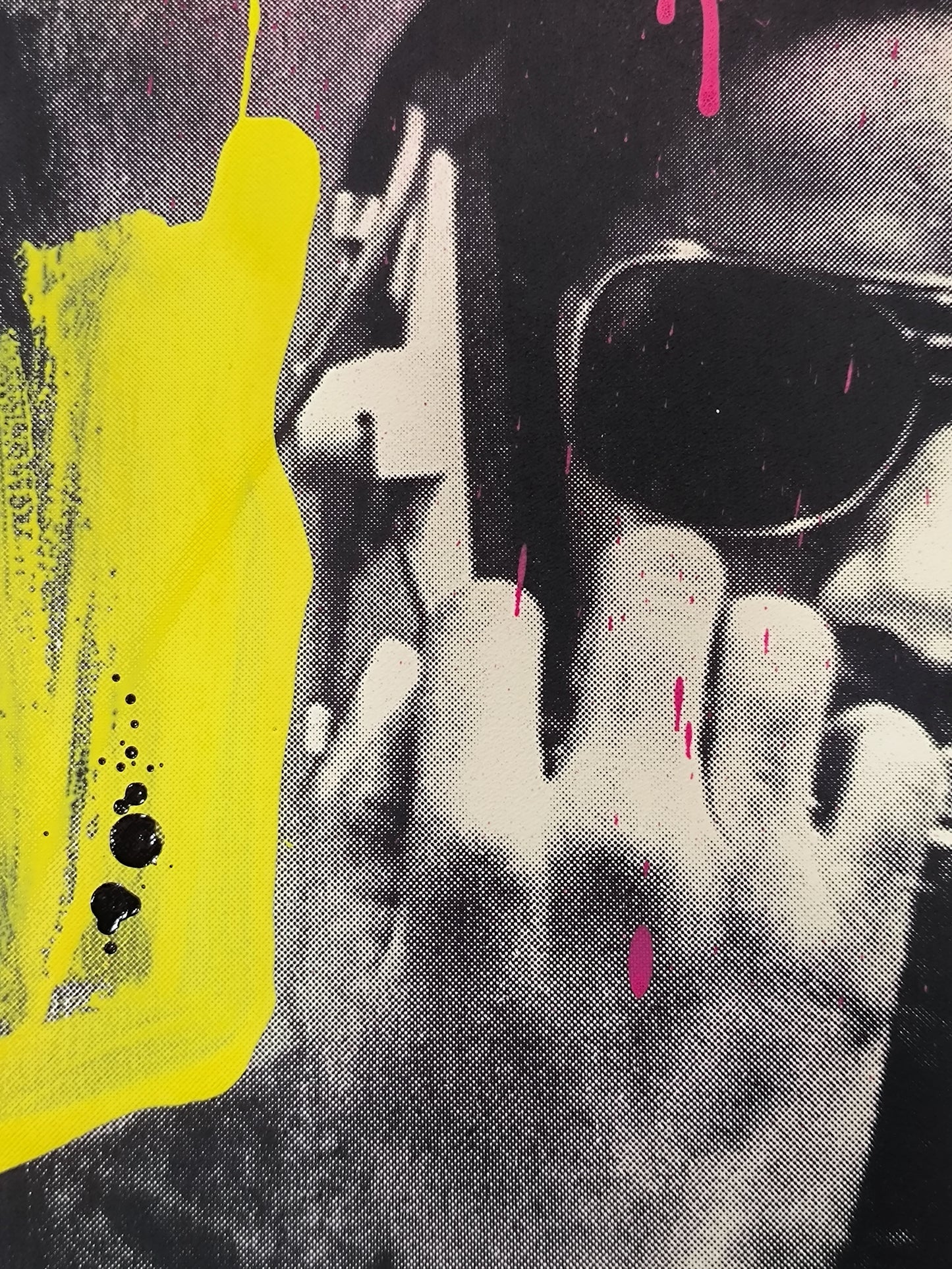 Stevie Wonder - Retrato print (original painting on paper) Arte urbano Barcelona