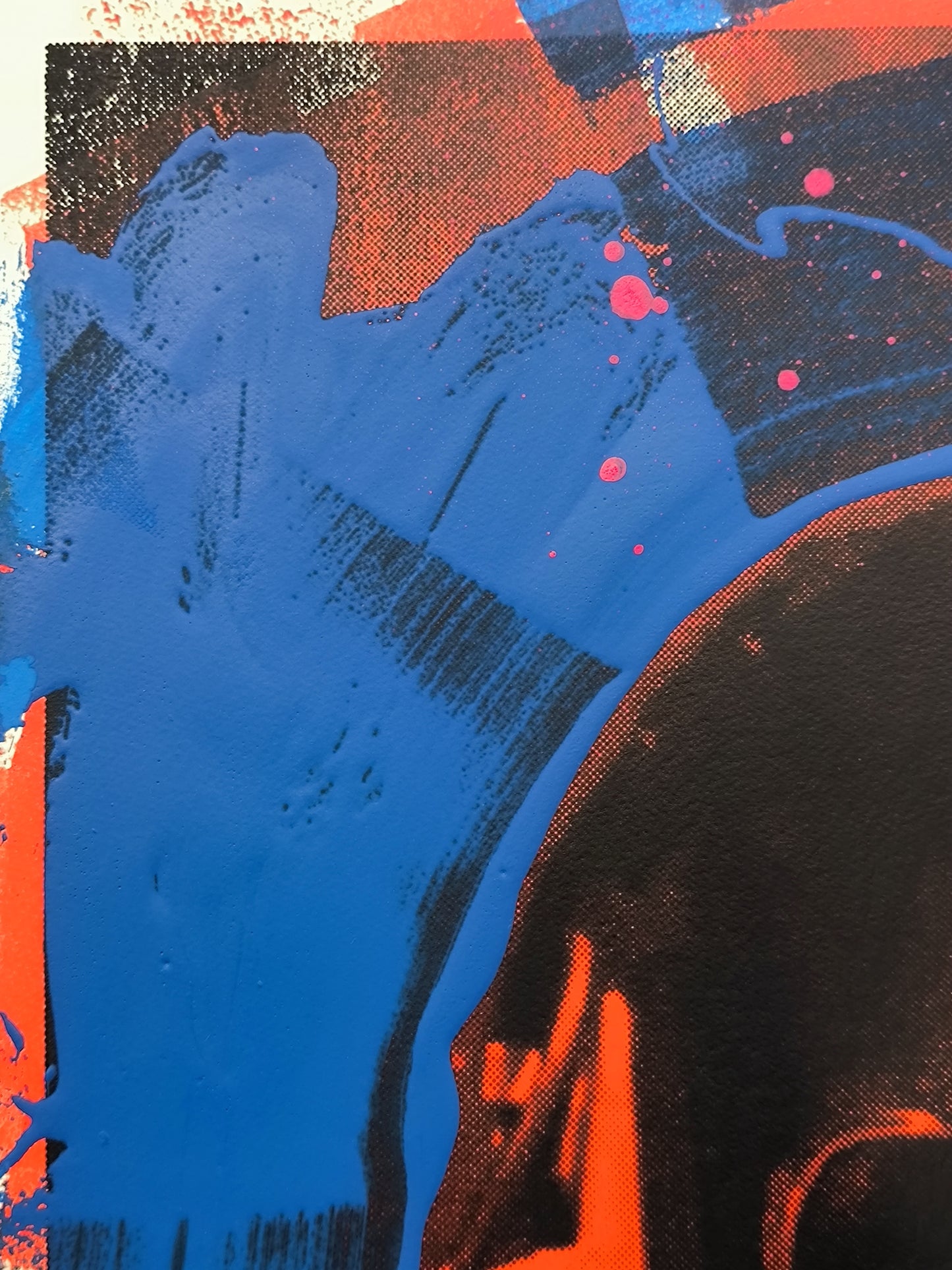 Stevie Wonder - Retrato print (original painting on paper) Arte urbano Barcelona