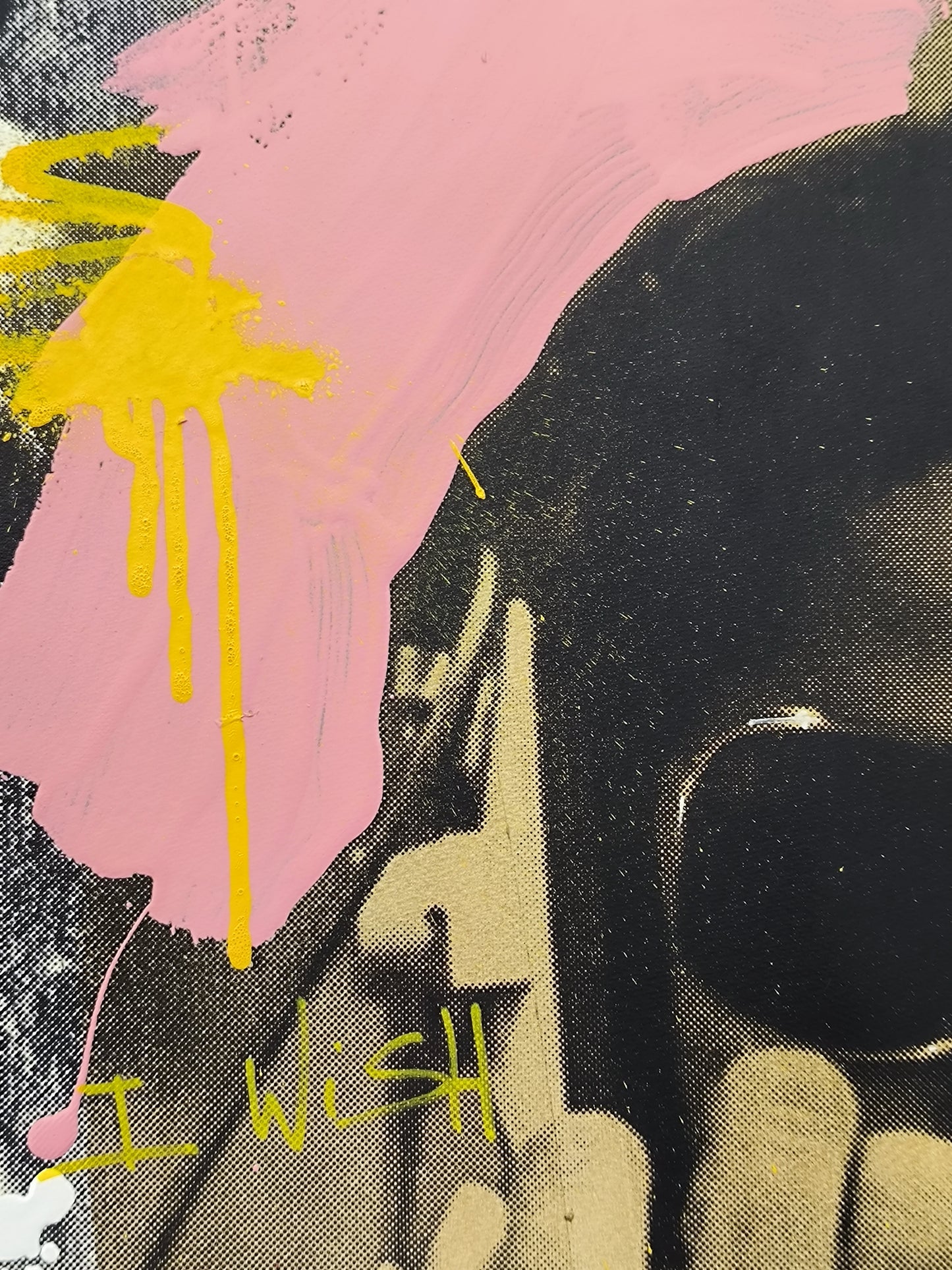Stevie Wonder - Retrato print (original painting on paper) Arte urbano Barcelona