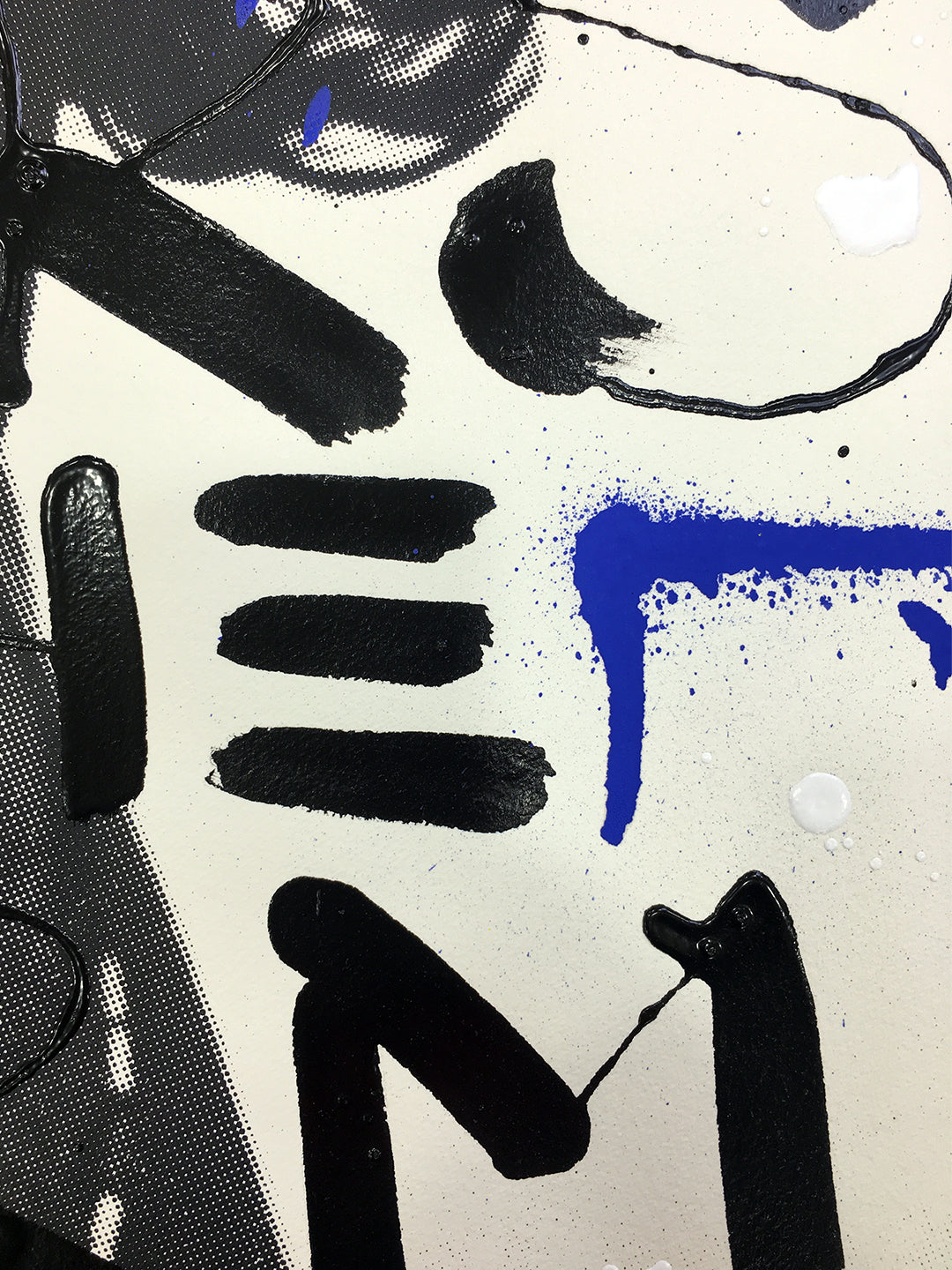 Jim Morrison, The Doors - Retrato print (original painting on paper) Arte Urbano Barcelona