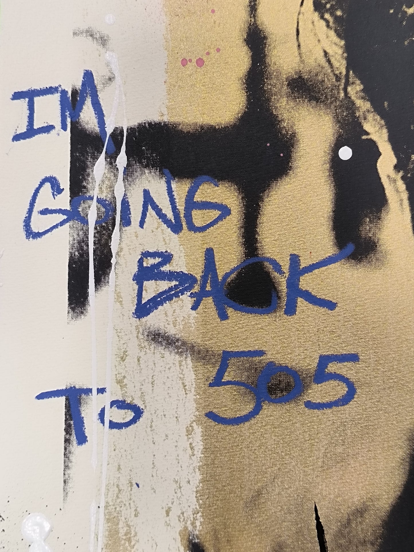 Alex Turner, Artic Monkeys - Arte Urbano Barcelona. Retrato print (original painting on paper)