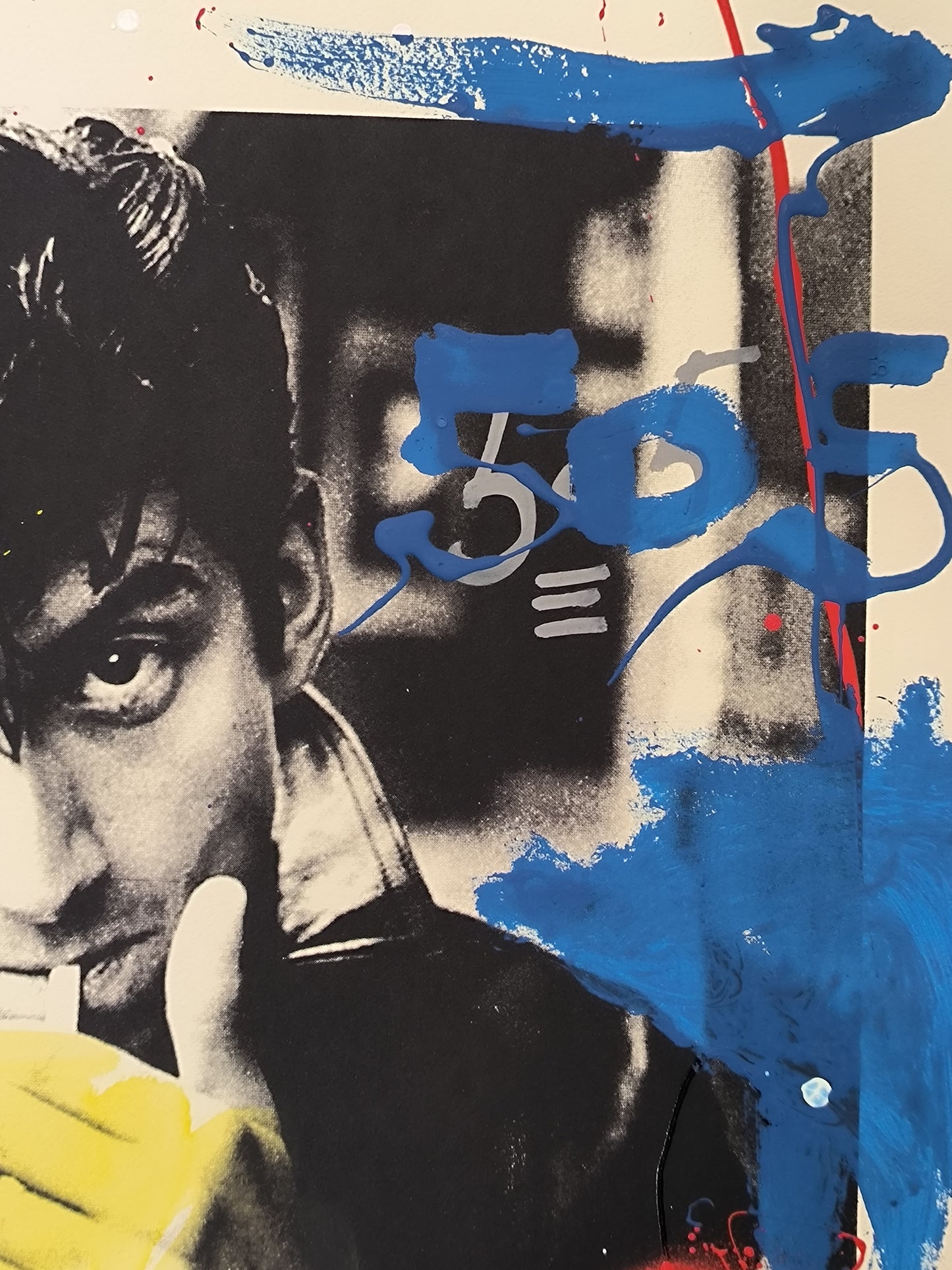 Alex Turner, Artic Monkeys - Arte Urbano Barcelona. Retrato print (original painting on paper)