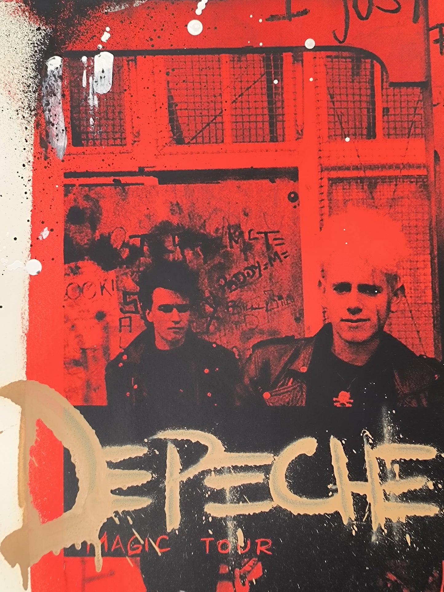 Depeche Mode - Retrato print (original painting on paper) Arte Urbano Barcelona