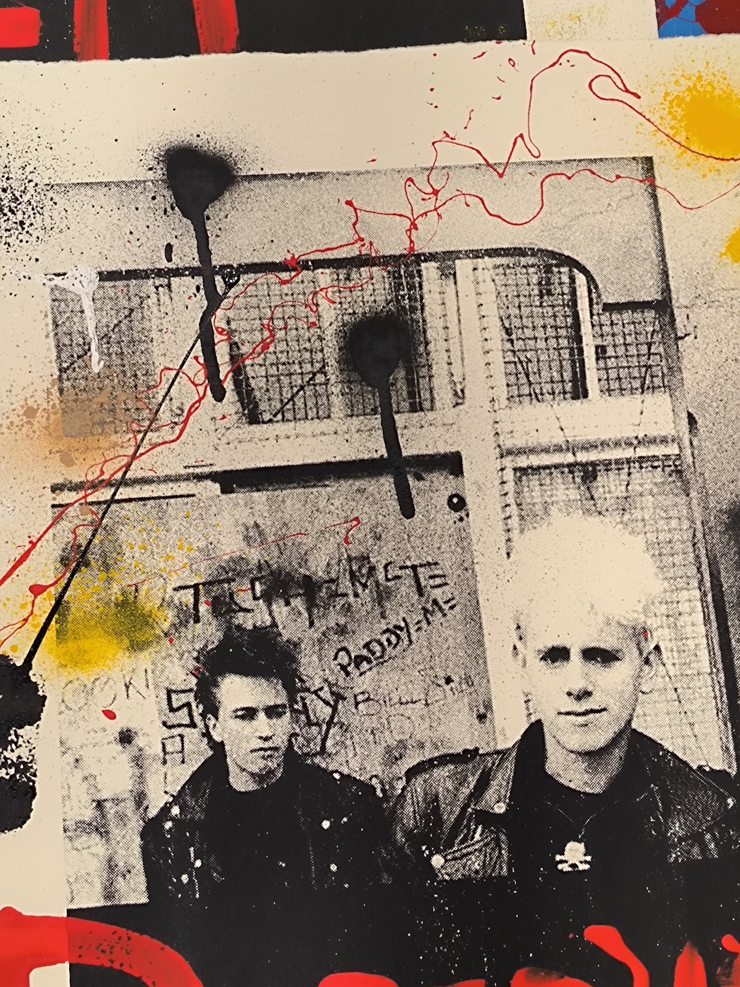 Depeche Mode - Retrato print (original painting on paper) Arte Urbano Barcelona