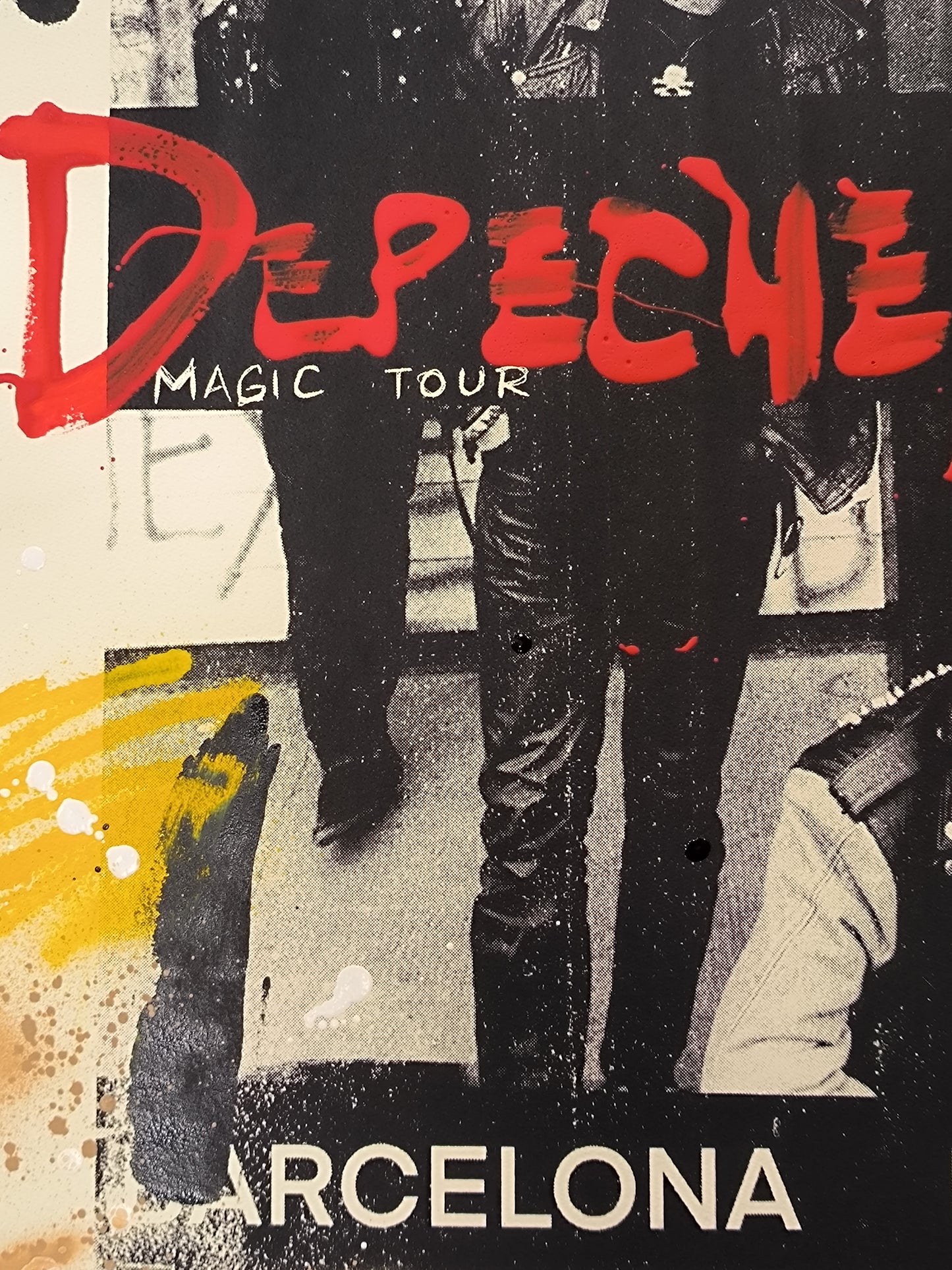 Depeche Mode - Retrato print (original painting on paper) Arte Urbano Barcelona