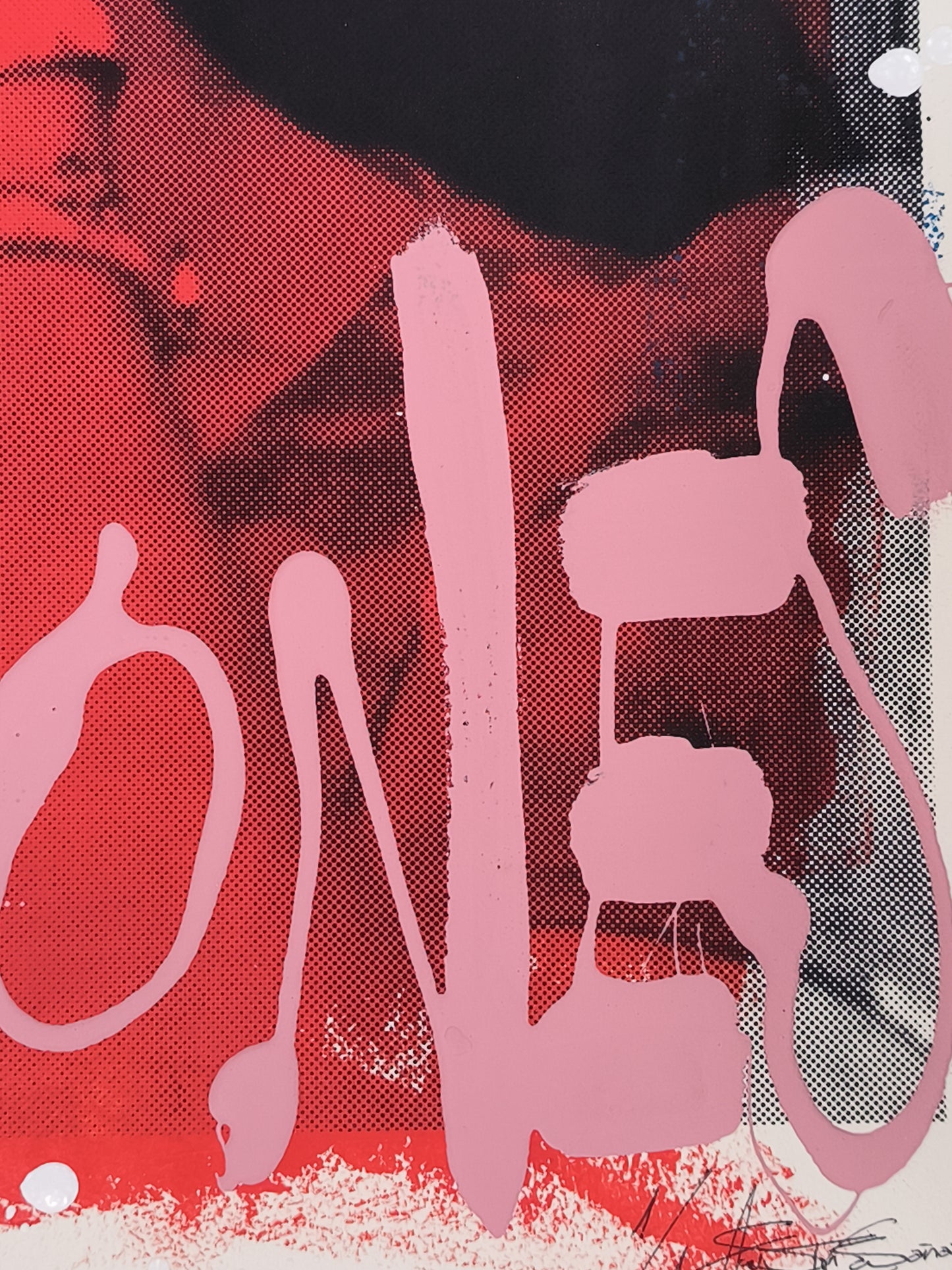 Lana del Rey - Retrato print (original painting on paper) Arte urbano Barcelona