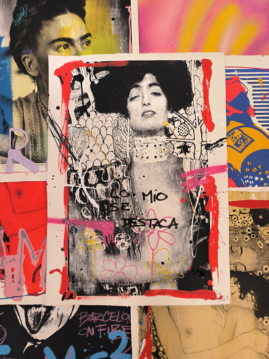 "Judith I" de Gustav Klimt - Retrato print (original painting on paper) Arte Urbano Barcelona