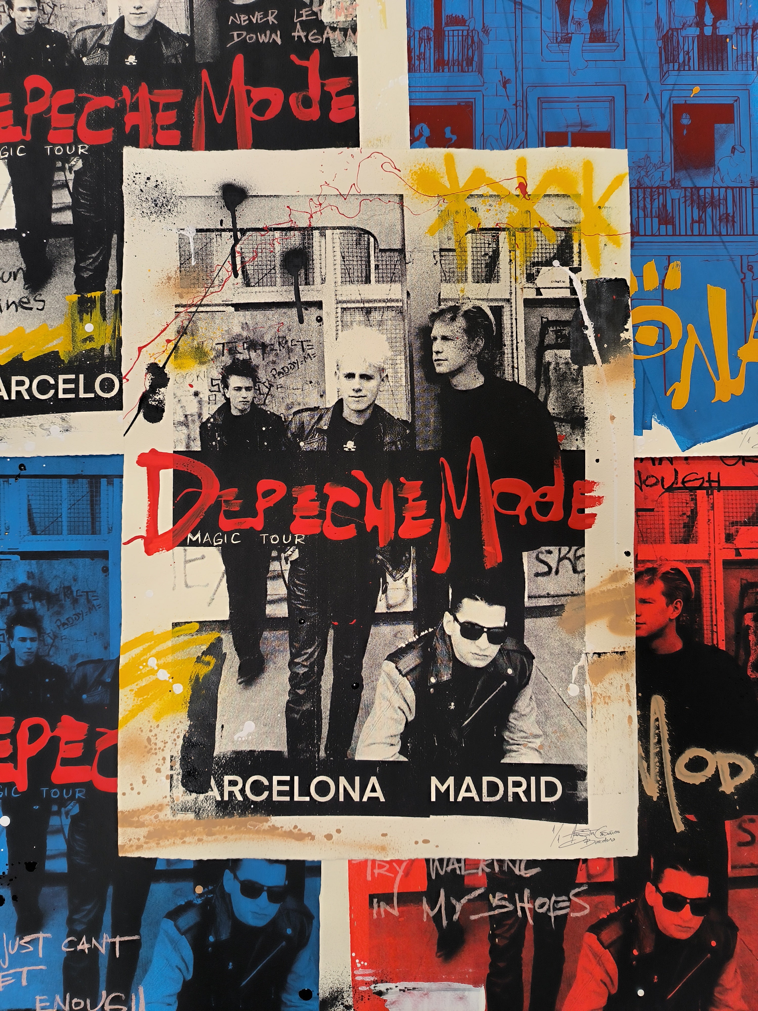 Depeche Mode - Retrato print (original painting on paper) Arte