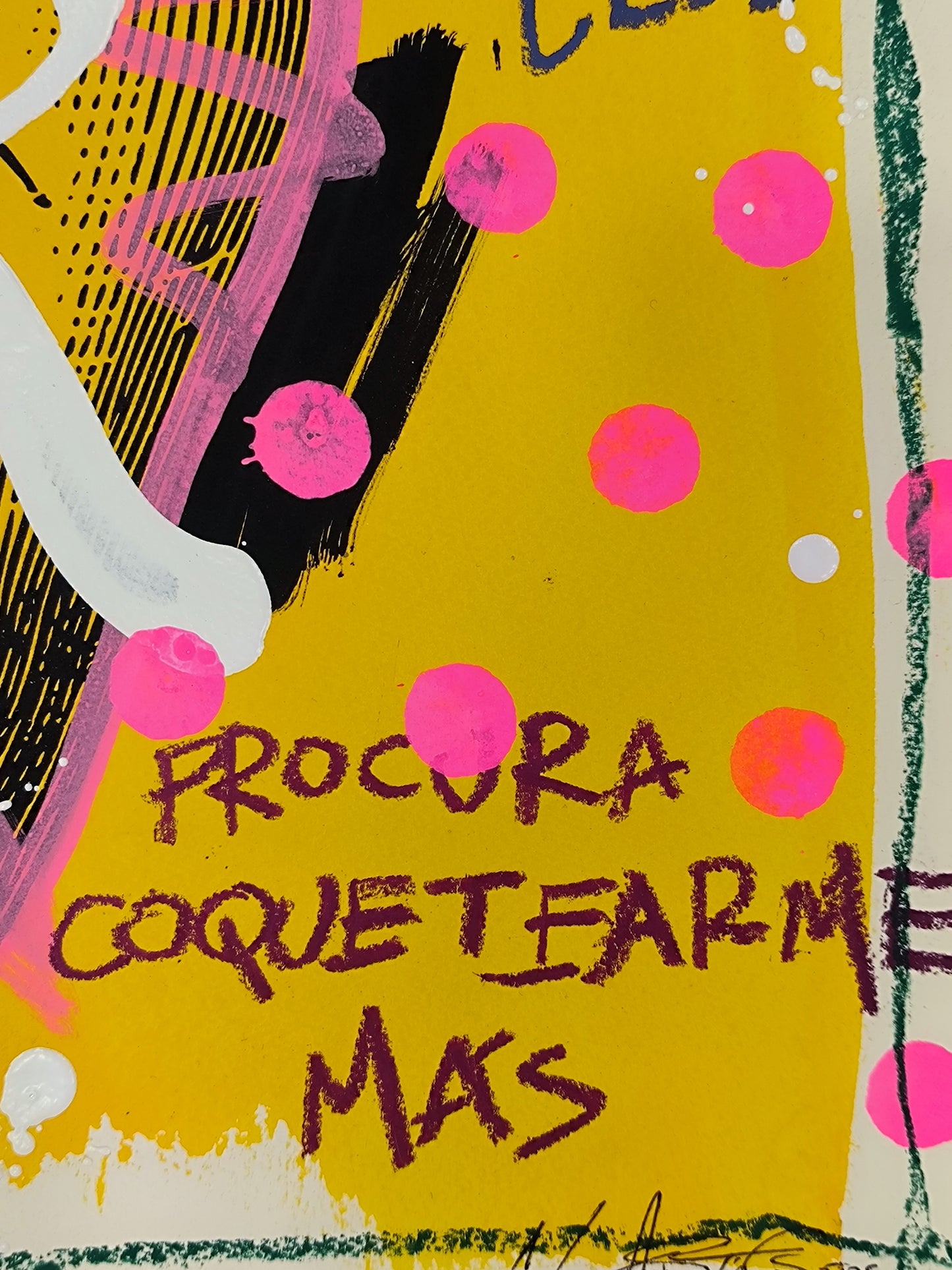 Corazón Anatómico - Retrato print (original painting on paper) Arte Urbano Barcelona