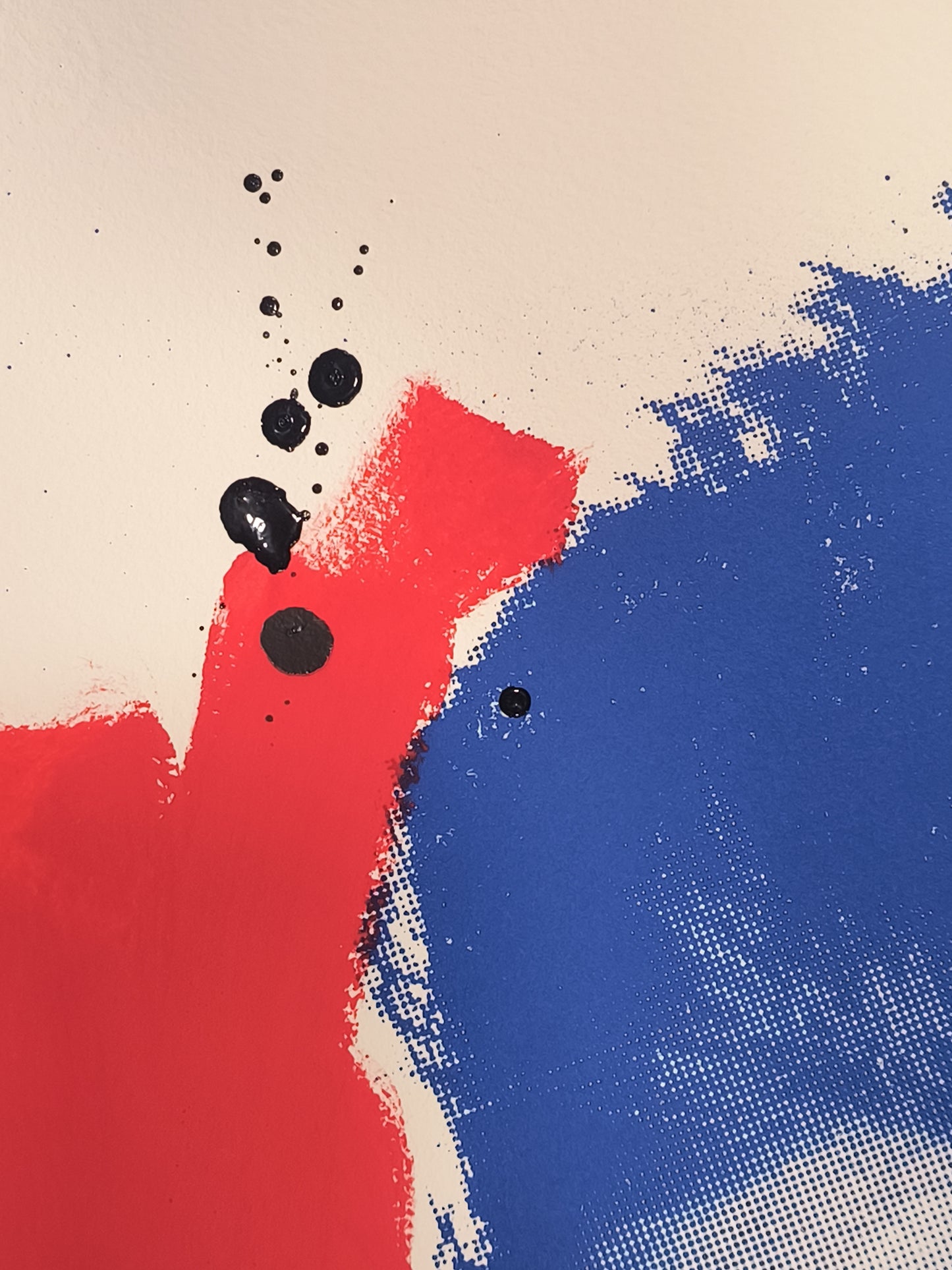 David Bowie (Young) - Retrato print (original painting on paper) Arte Urbano Barcelona