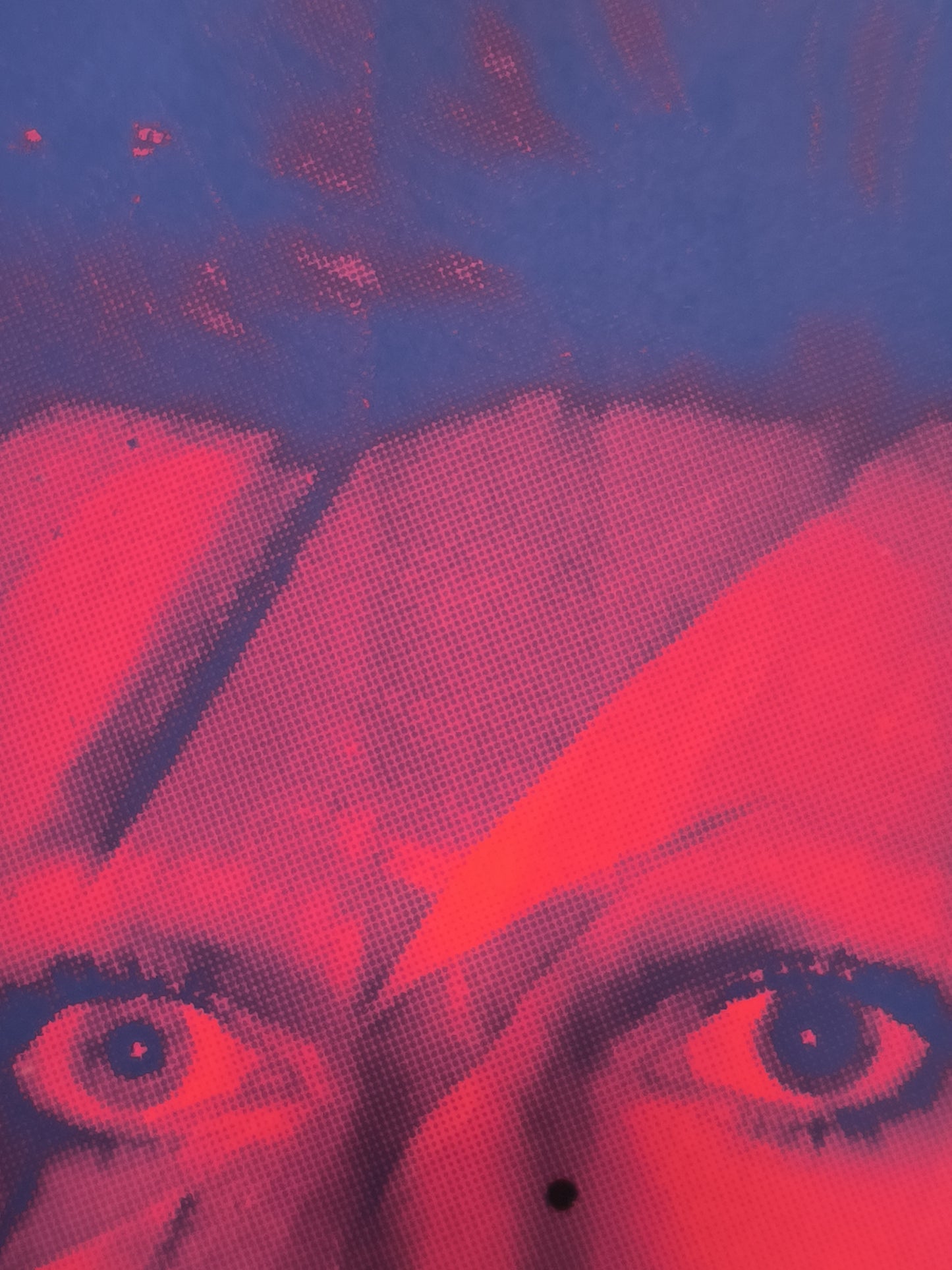 David Bowie (Young) - Retrato print (original painting on paper) Arte Urbano Barcelona