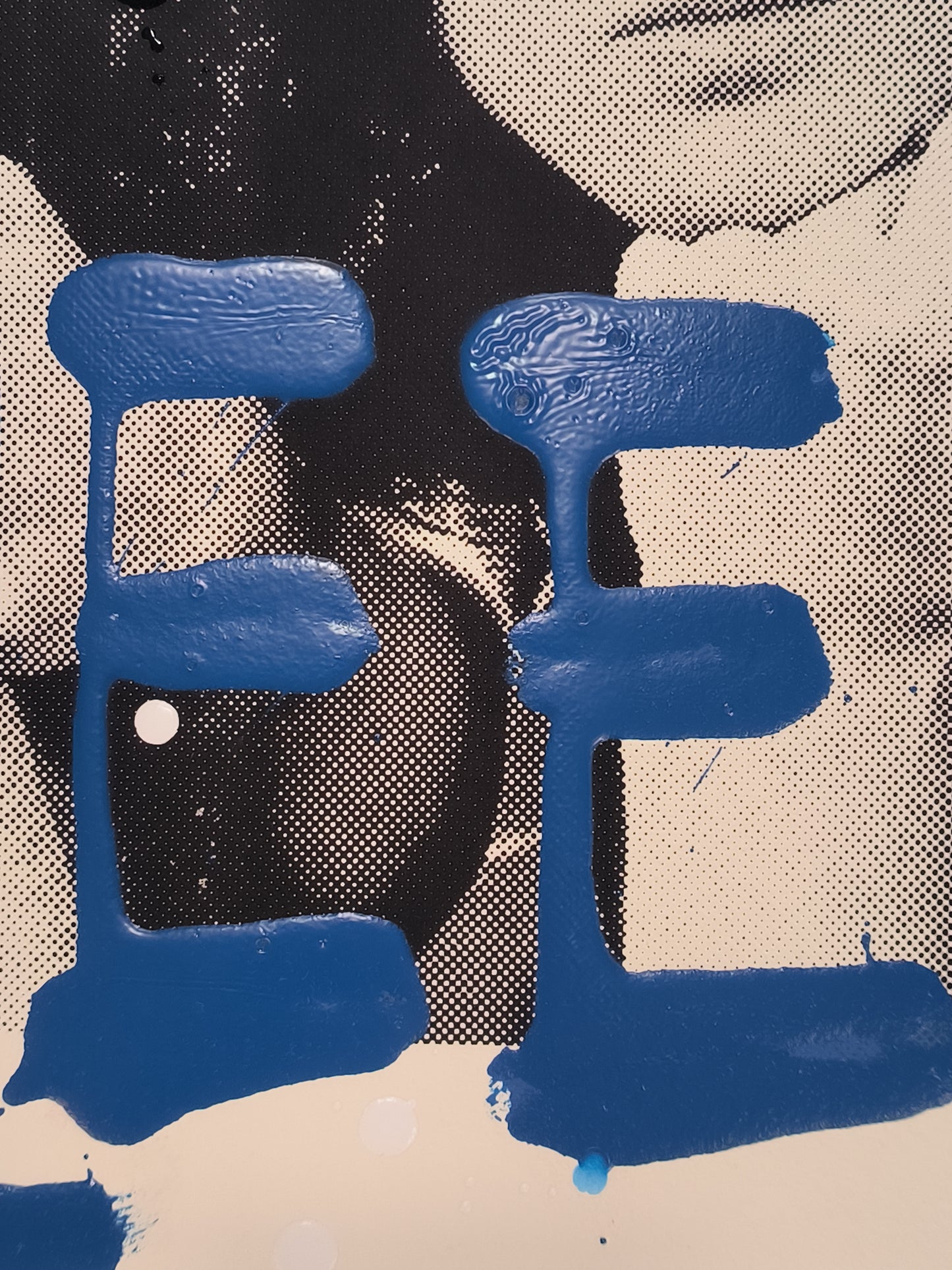 Queen - Retrato print (original painting on paper) Arte Urbano Barcelona