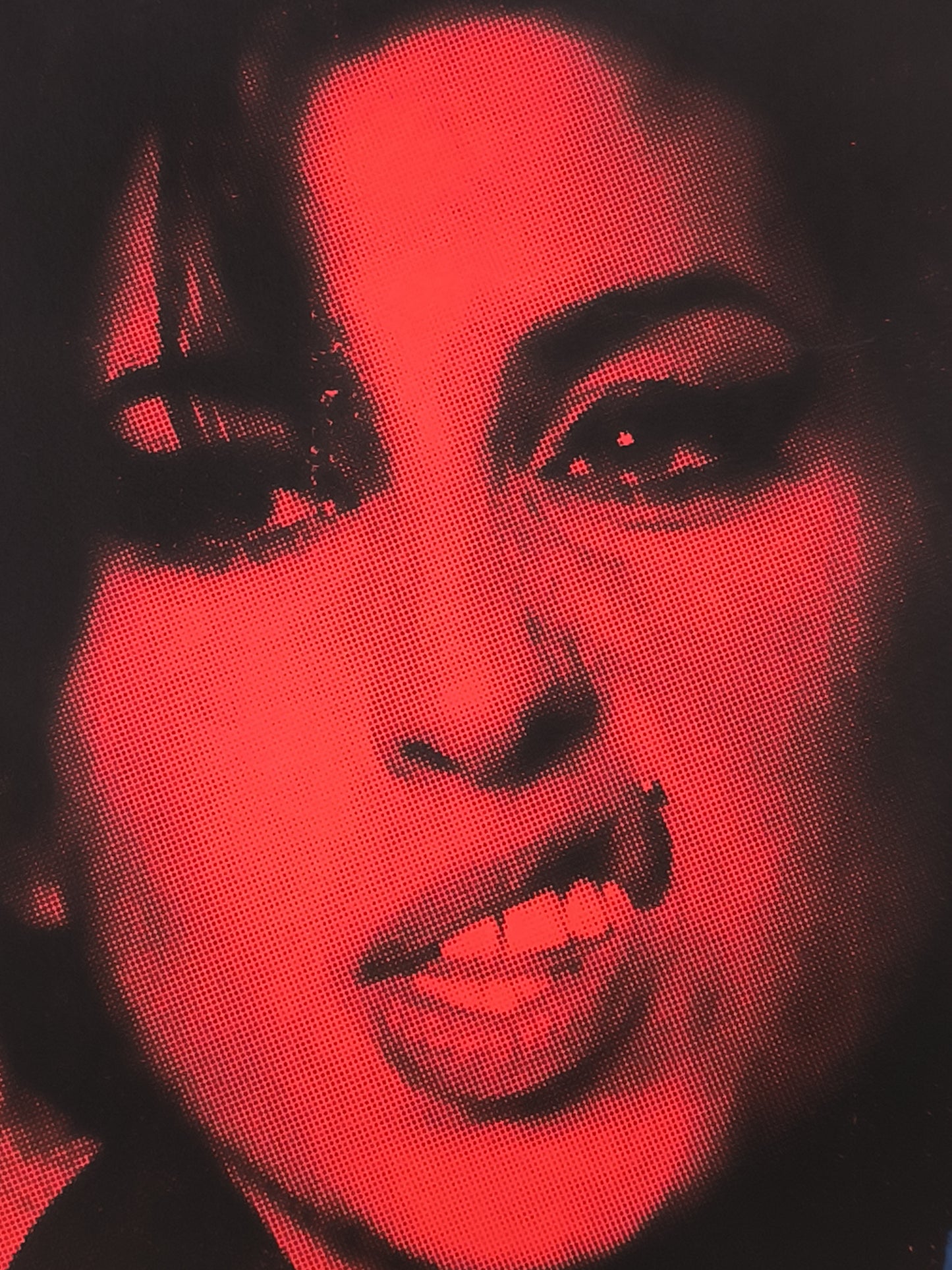 Amy Winehouse - Retrato Print (Original painting on paper) Arte Urbano Contemporaneo Barcelona