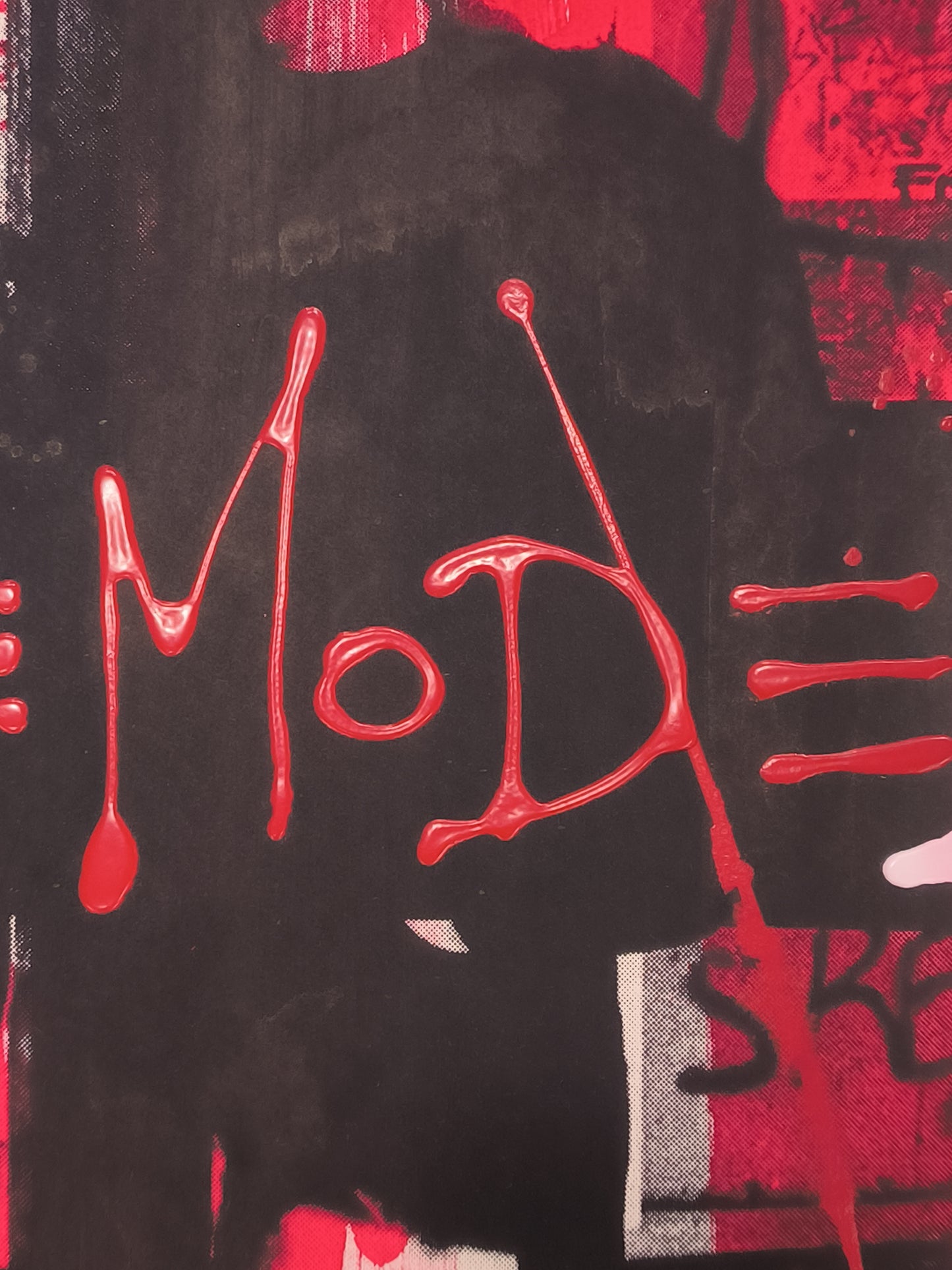 Depeche Mode - Retrato print (original painting on paper) Arte Urbano Barcelona