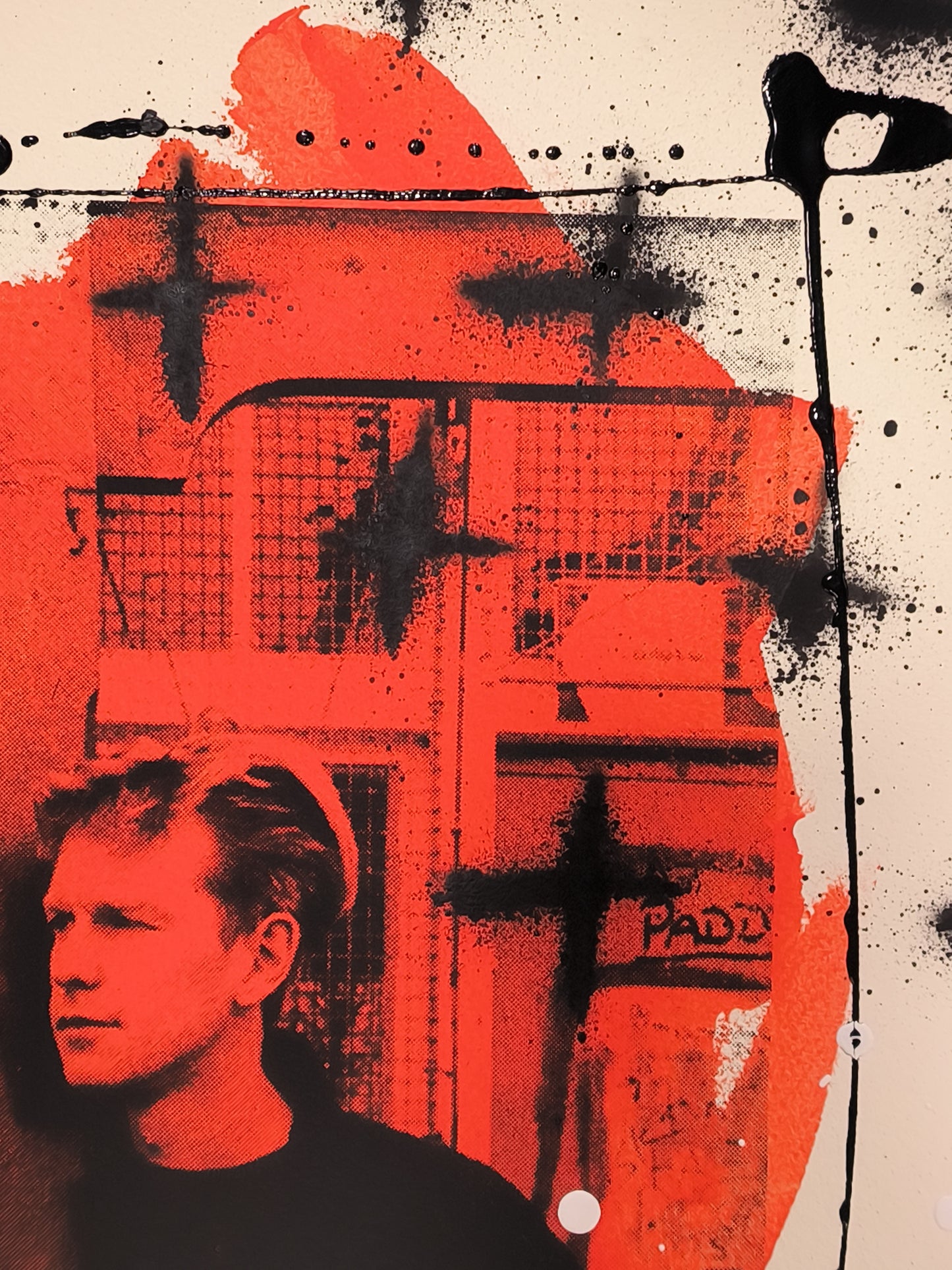 Depeche Mode - Retrato print (original painting on paper) Arte Urbano Barcelona