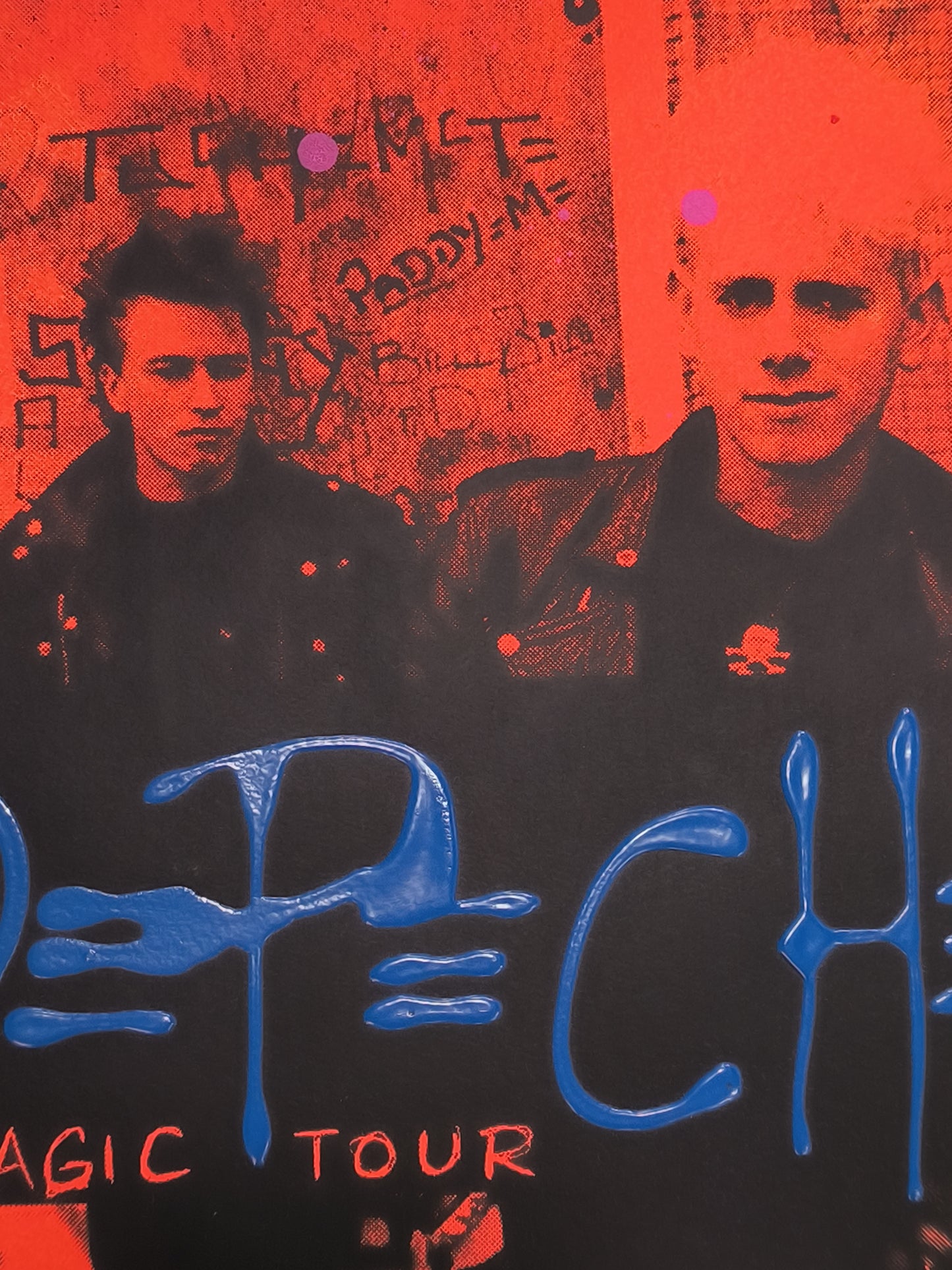 Depeche Mode - Retrato print (original painting on paper) Arte Urbano Barcelona