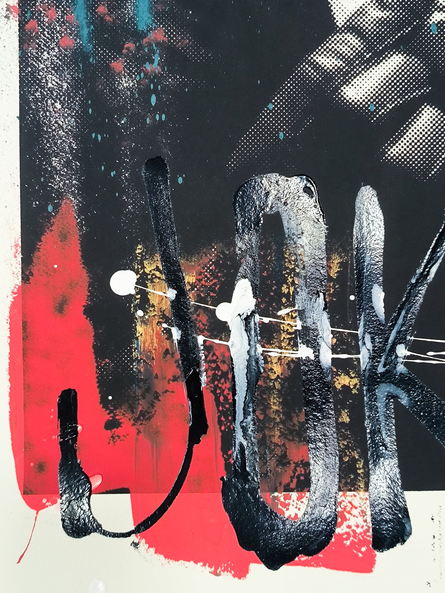 Joker - Retrato print (original painting on paper) Arte Urbano Barcelona