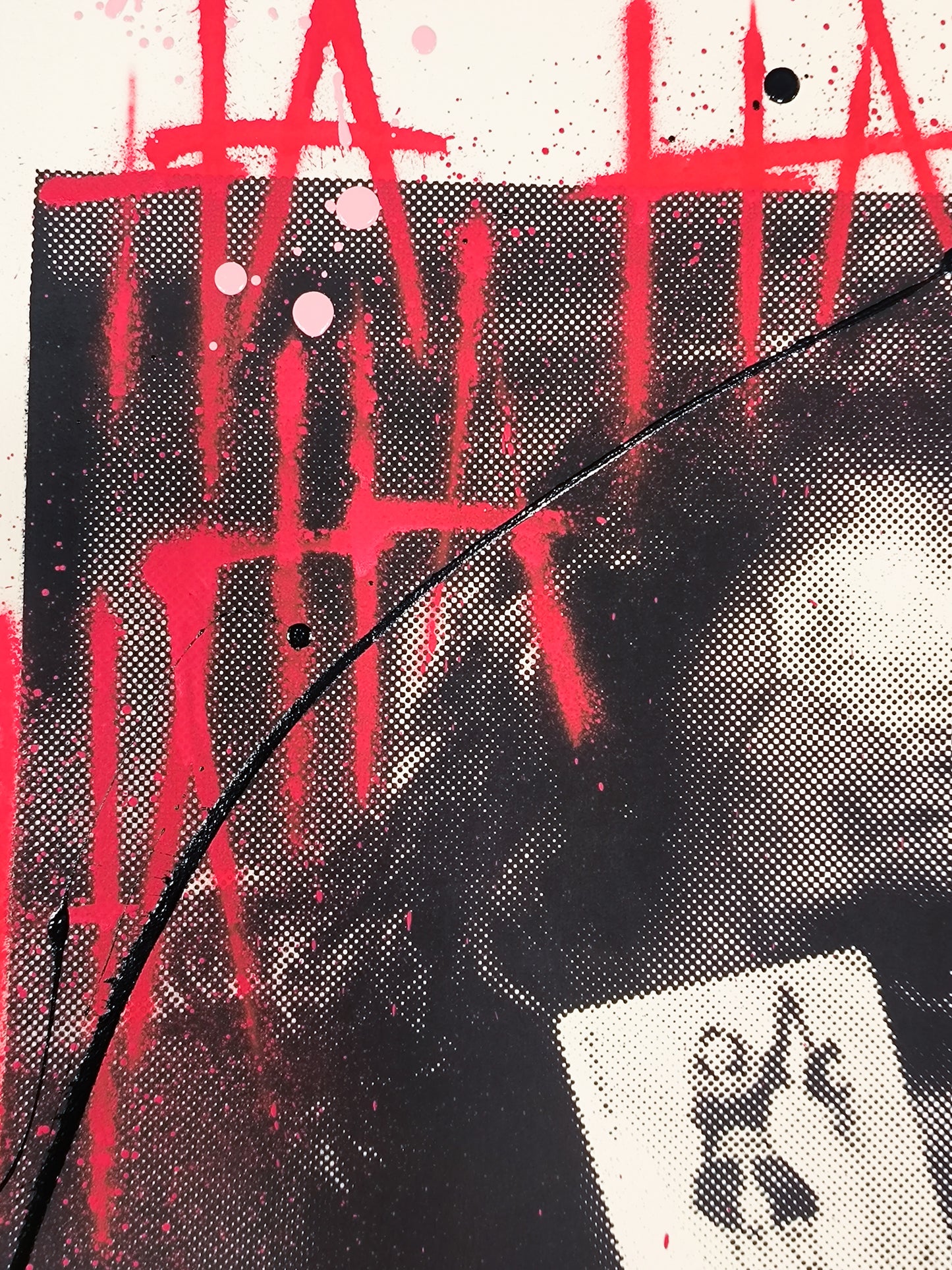 Joker - Retrato print (original painting on paper) Arte Urbano Barcelona