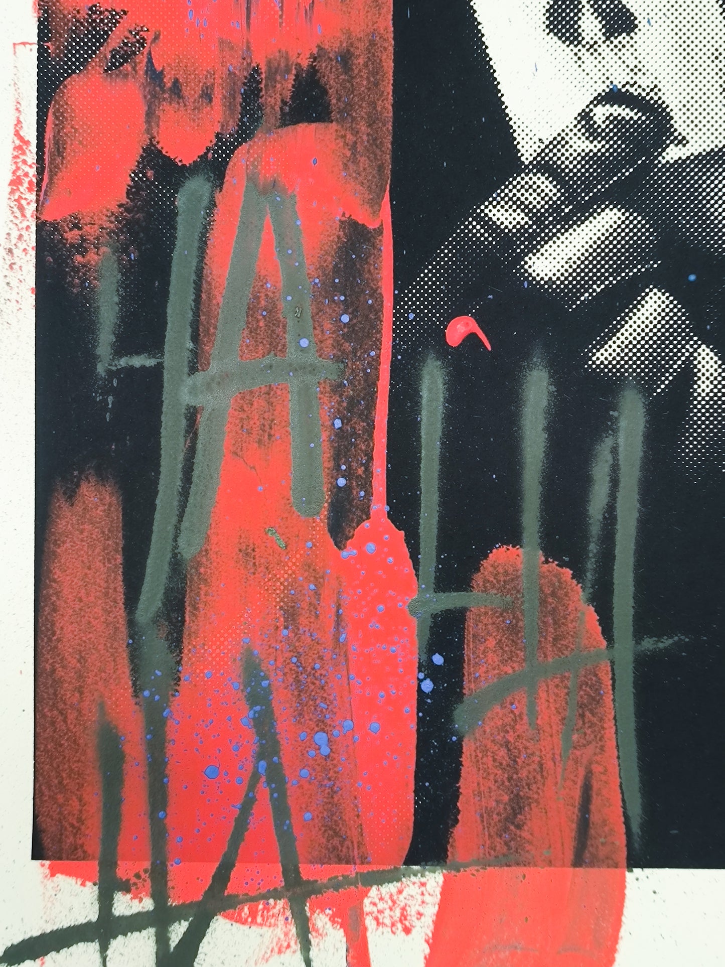 Joker - Retrato print (original painting on paper) Arte Urbano Barcelona