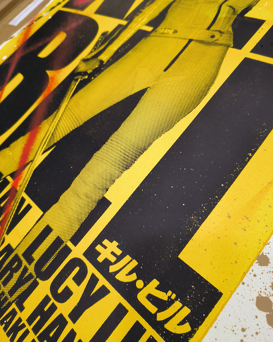 Kill Bill Vol. I - Retrato Print (Original paiting on paper) Arte Urbano Barcelona