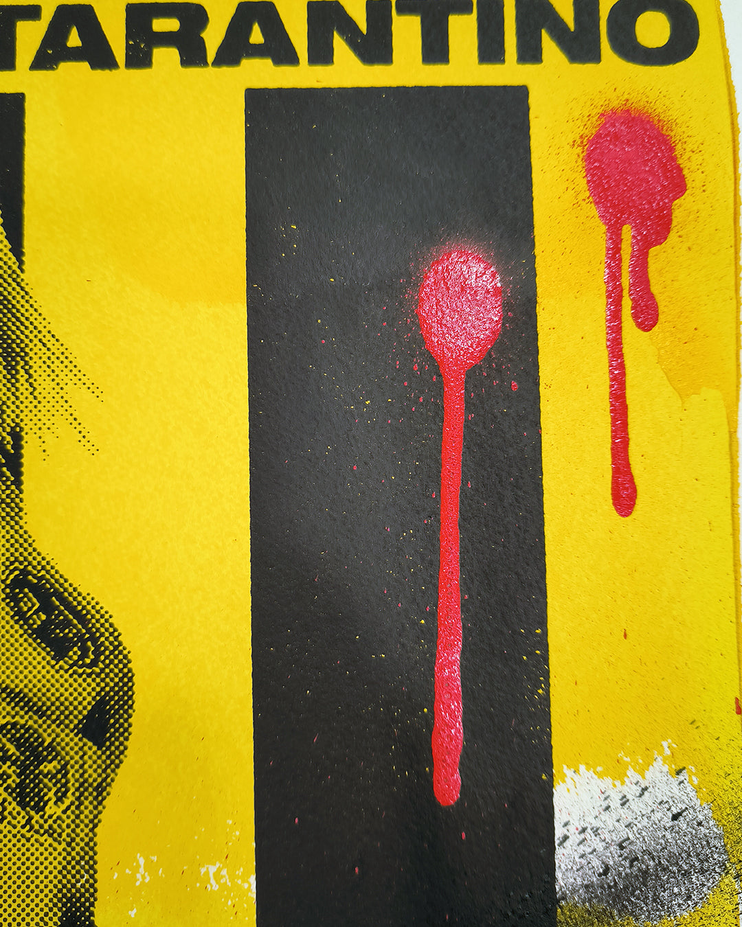 Kill Bill Vol. I - Retrato Print (Original paiting on paper) Arte Urbano Barcelona